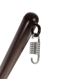 Подвесное кресло КАПЛЯ с ротангом коричневое