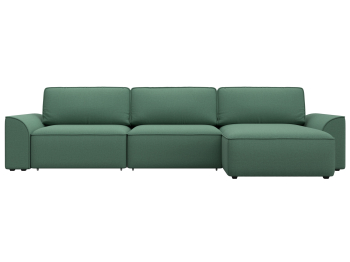 Диван угловой Лига-048 НПБ лонг, рогожка Амур