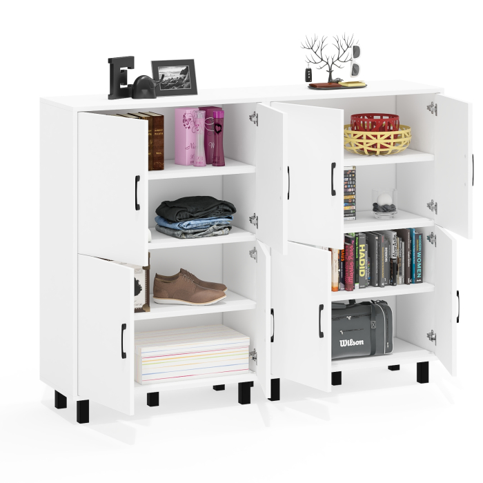 Комоды, Две тумбы-комода четыре распашных дверки РВК 126-804