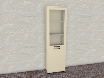 Модульная система Грейс Шкаф ШК-5073  Серый Кашемир