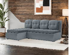 Диваны угловые в гостиную, Диван угловой Кормак (Велюр)