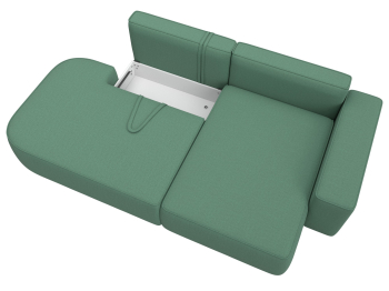 Диван угловой Лига-065 угол правый, рогожка Амур