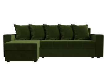 Диван угловой Дубай Лайт, микровельвет, левый угол