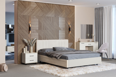 Модульная спальня Грейс композиция 7  Ясень Асахи