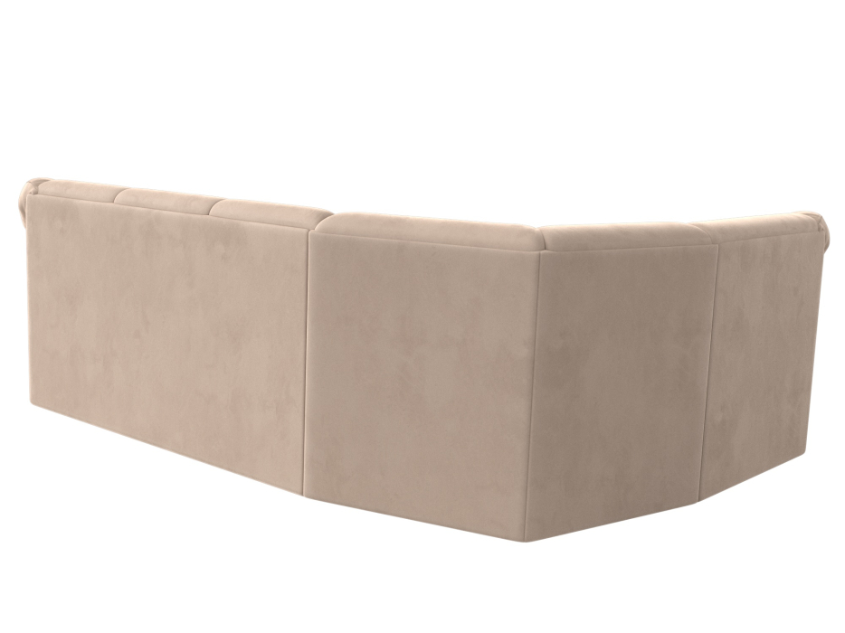 Диваны угловые в гостиную, Диван угловой Карнелла левый угол, велюр