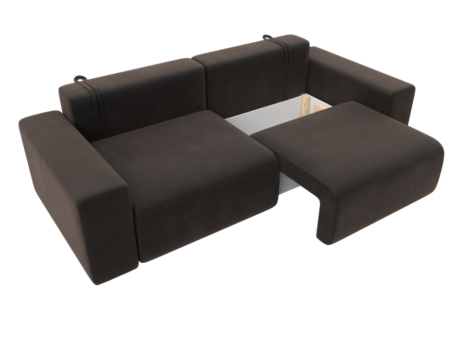 Диваны еврокнижки, Диван прямой Лига-036 Классик, велюр