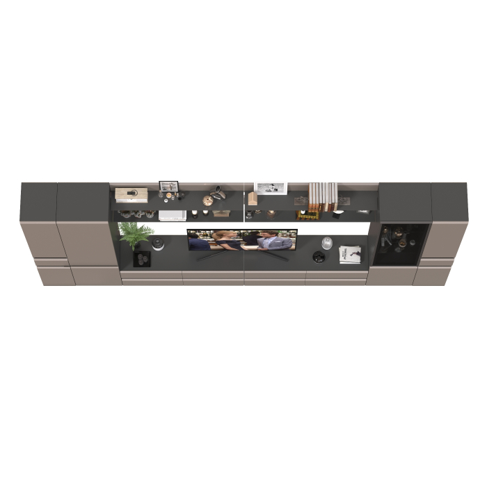 Стенки для гостиной, Сидней мебель для гостиной корпусная комплектация № 120