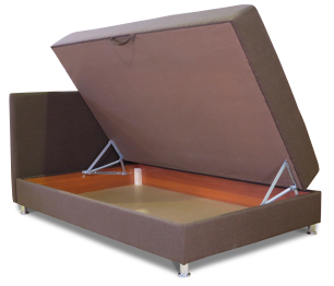 Кровать тахта Классика 120 с подъемным механизмом, рогожка