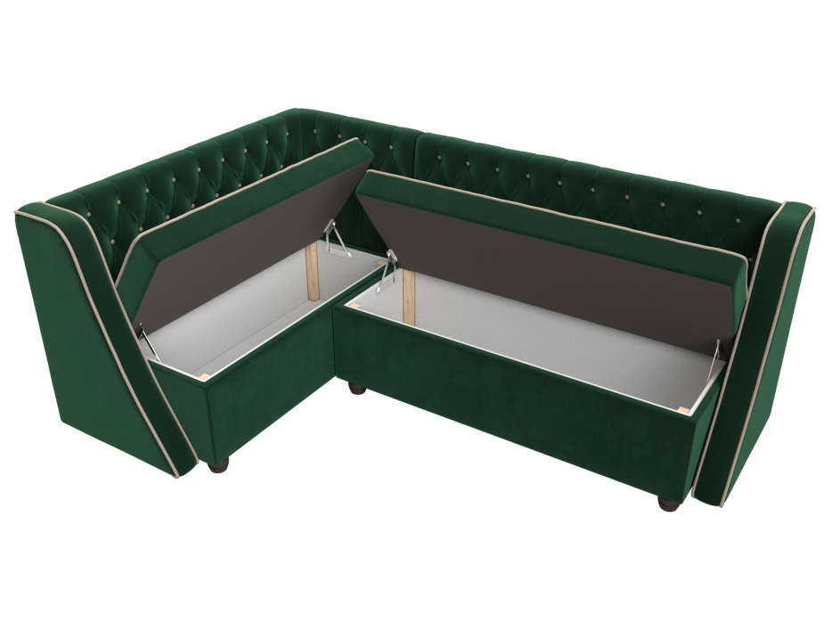 Диваны угловые кухонные, Кухонный угловой диван Лофт левый угол, велюр