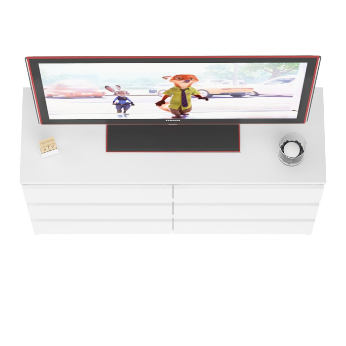 Комоды, Широкий комод шесть ящиков Мори МК1200.6