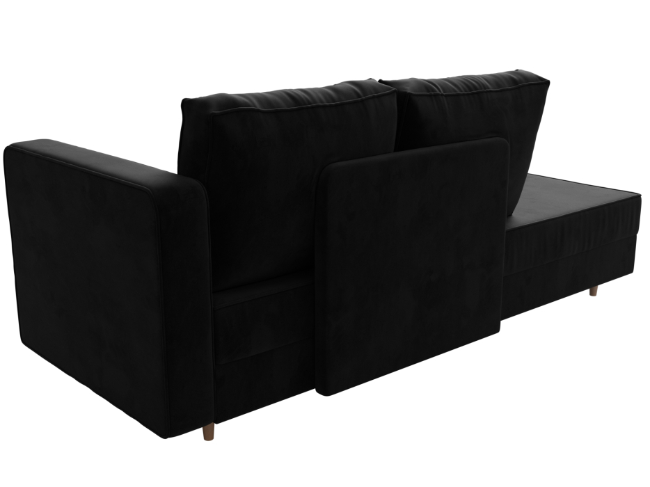 Кушетка кровать, Кушетка Прайм, велюр, правый угол