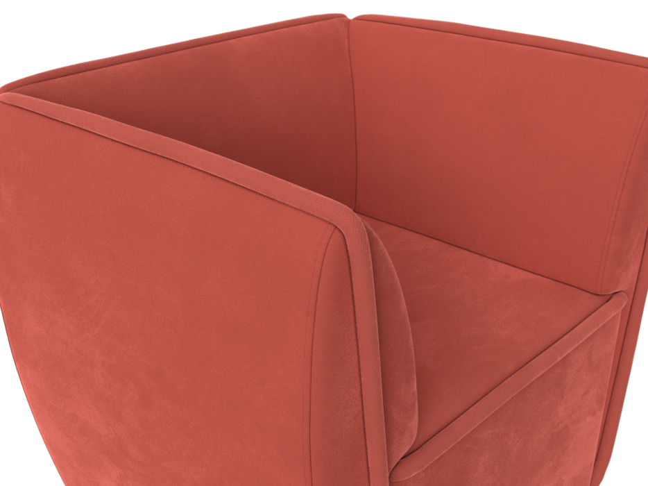 Кресло для отдыха, Кресло Бергамо, микровельвет