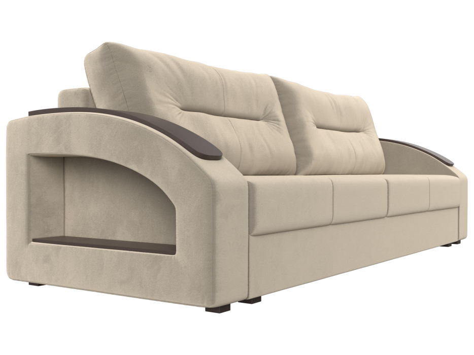 Диваны кровати со спальным местом, Диван прямой Канзас, микровельвет