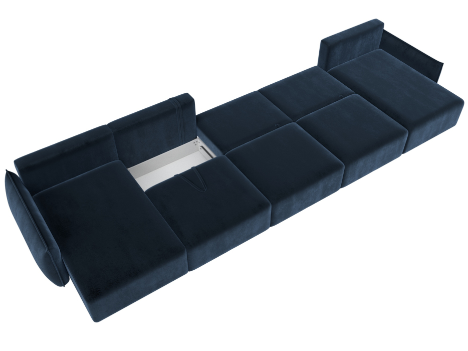 Диваны еврокнижки, Диван п-образный Лига-051 НПБ МегаЛонг, велюр TOWER