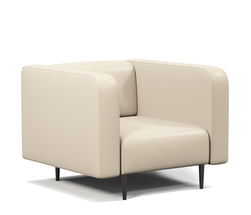 Кресло для отдыха, Кресло офисное Акцент, экокожа