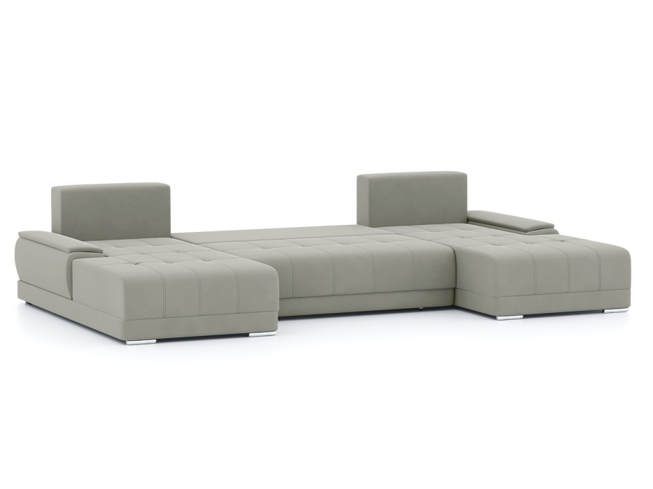 Диваны еврокнижки, Диван-кровать П-образный Нордвикс, велюр