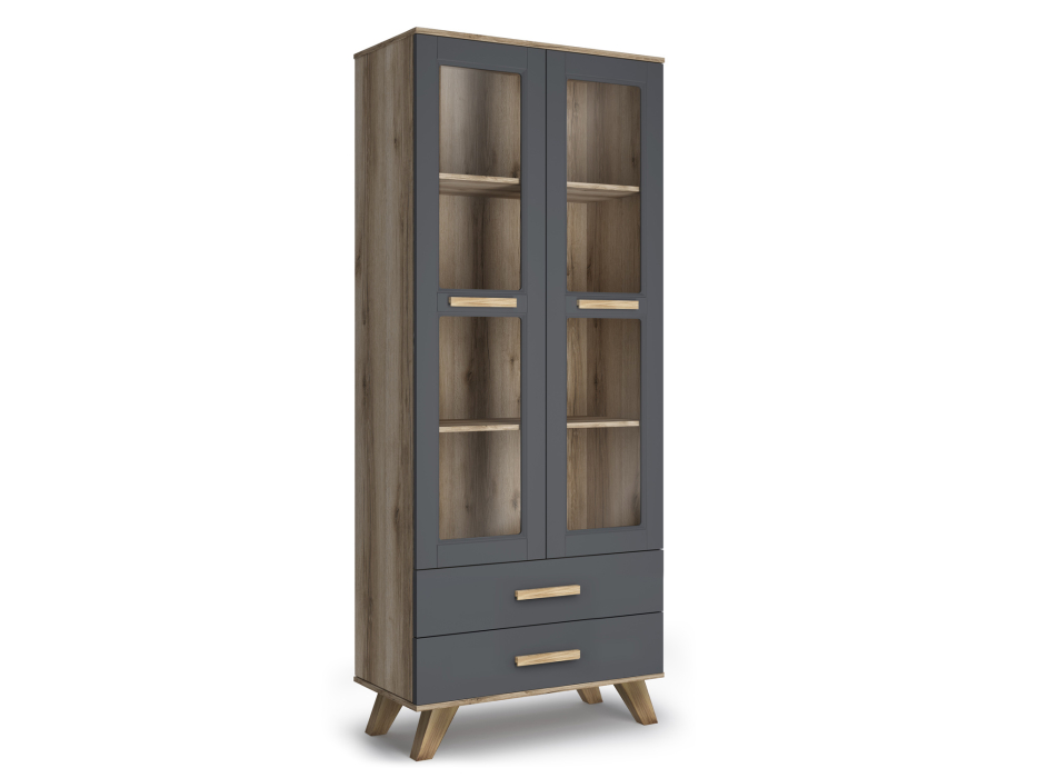 Витрины, ВЕГА СКАНДИНАВИЯ  Шкаф-витрина с ящиками