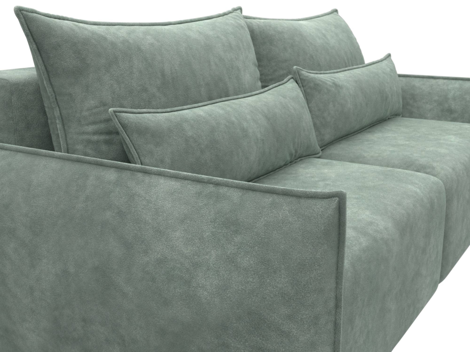 Диваны еврокнижки, Диван прямой Лига-051 НПБ, велюр BRUT