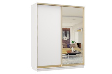 Шкафы-купе, Шкаф-купе Премьер 22 Белый