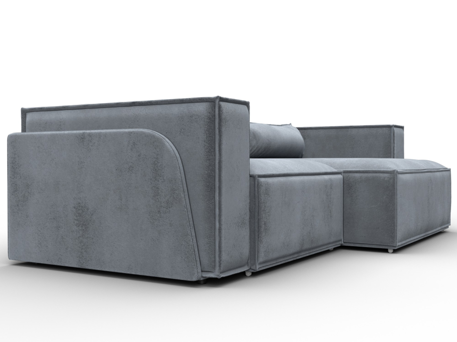 Диваны угловые в гостиную, Диван угловой Лига-061 угол правый, велюр TOWER