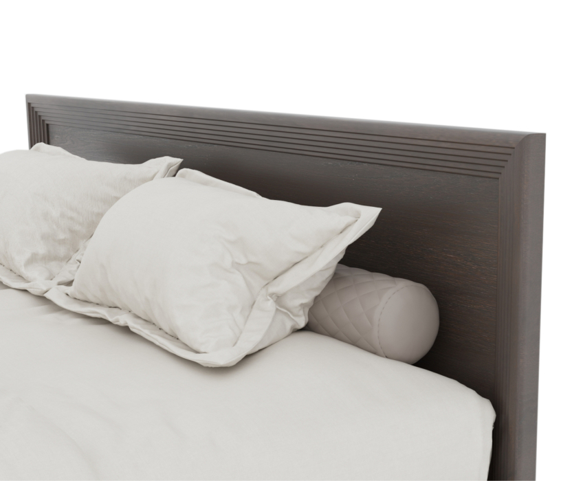 Кровати 140 см, Кровать Адель 1400 с багетом и матрасом ГОСТ