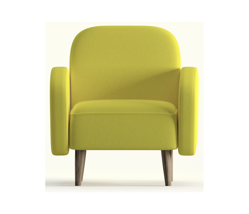 Кресло для отдыха, Кресло Бризби, Рогожка