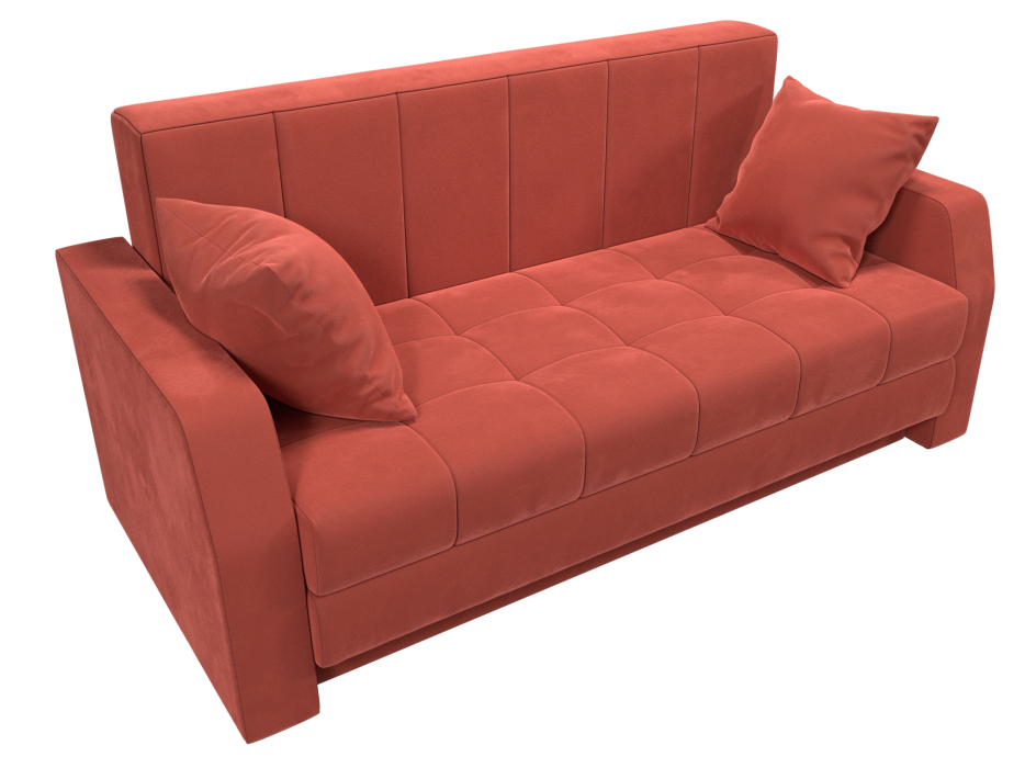 Диваны кровати со спальным местом, Диван прямой Малютка, микровельвет