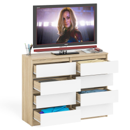 Комод восемь выдвижных ящиков Мори МК1200.8