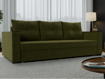 Диван прямой Атланта без стола, микровельвет