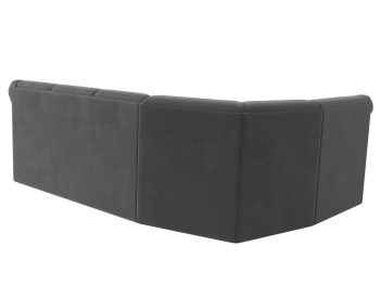 Диван угловой Карнелла левый угол, велюр