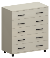 Комоды, Модульная система Грейс Комод КМ-5021  Серый Кашемир