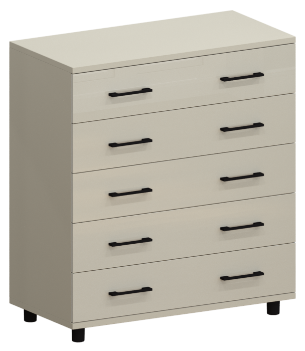 Комоды, Модульная система Грейс Комод КМ-5021  Серый Кашемир