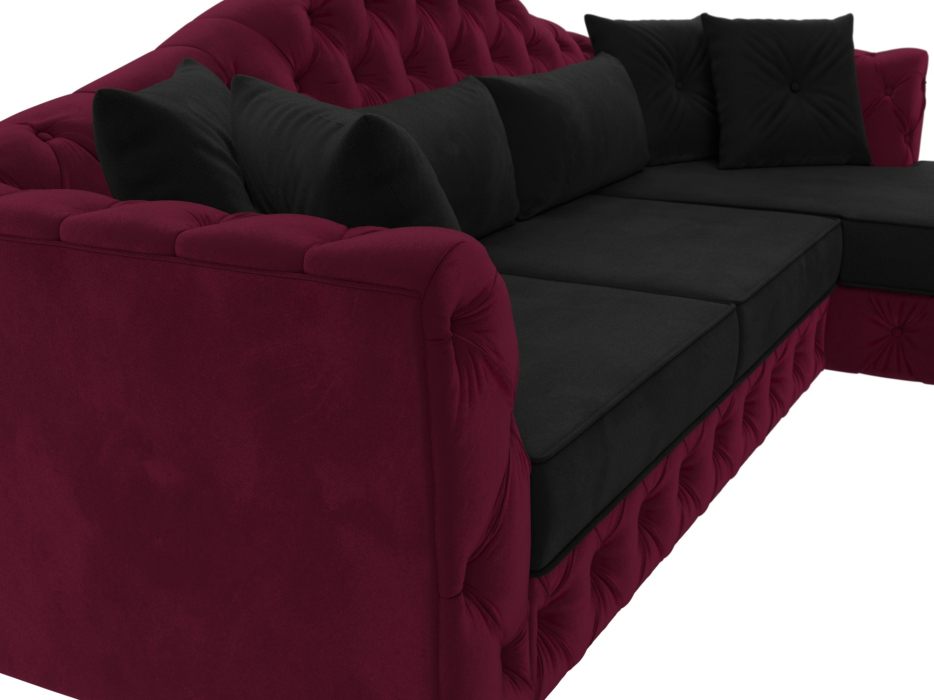 Диваны угловые в гостиную, Диван угловой Артис правый угол, микровельвет