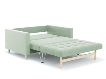 Диван-кровать еврокнижка Квадро, велюр