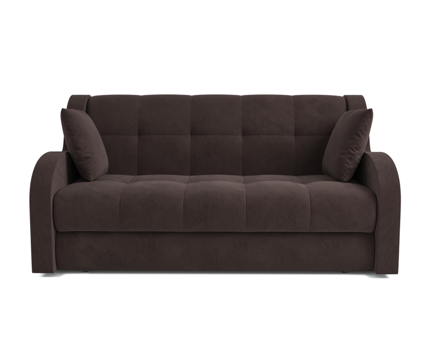 Диваны с ящиком для белья, Диван аккордеон Барон НПБ 155х200 Микровелюр