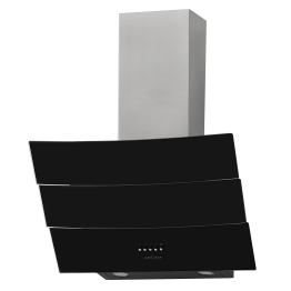 Вытяжка кухонная INGA 600 inox/black push button