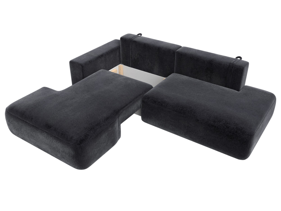 Диваны угловые в гостиную, Диван угловой Лига-036 НПБ Модерн левый угол, велюр TOWER