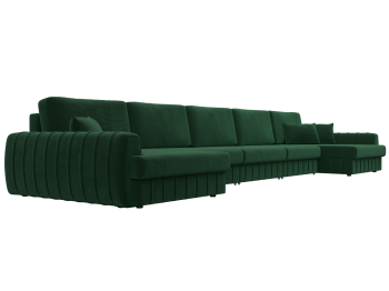 Диван П-образный Лига-057 НПБ МегаЛонг, велюр SEVEN