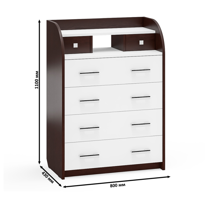 Комоды, Комод К6 6 ящиков