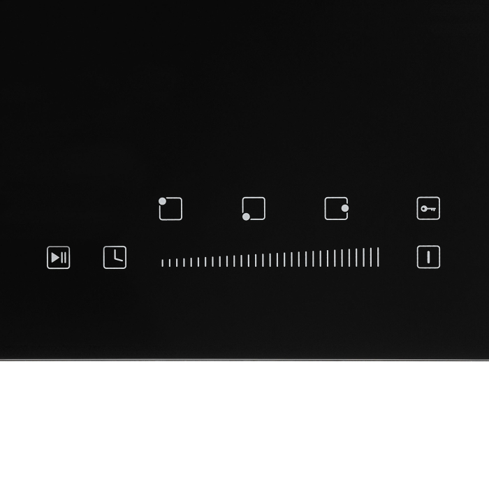 Встраиваемые варочные панели, Электрическая варочная поверхность KRONA CORTO 45 BL  (независимая)