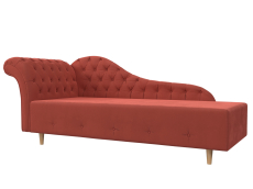 Кушетка диван, Кушетка Камерон левая, микровельвет 