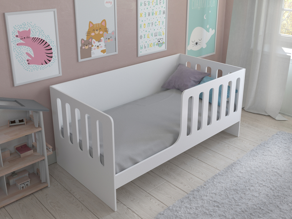Кровати одноярусные, Детская кровать Астра 12 без ящика
