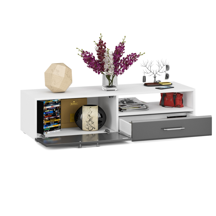 ТВ-тумбы, Тумба под ТВ СВК Ларго 1,4 Белый