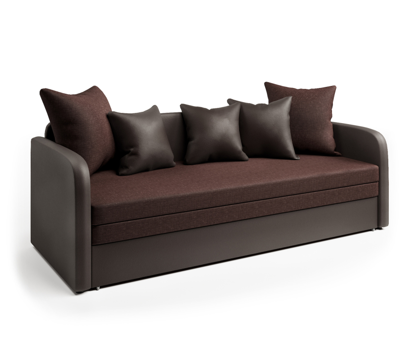 Детские диваны, Софа Трио, экокожа и рогожка