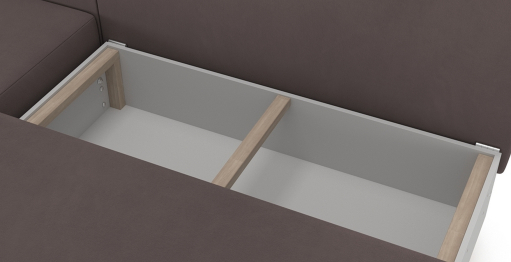 Угловой диван Каир Lux, велюр, левый