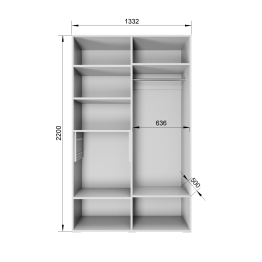 Шкаф Фиеста 1332