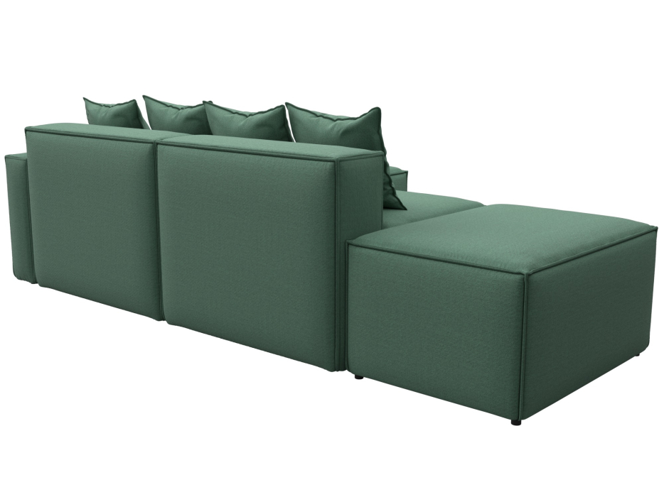 Диваны угловые в гостиную, Диван угловой модульный Лига-063 угол правый, рогожка Амур