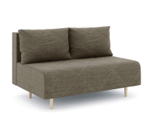 Дизайнерские диваны для гостиной, Диван прямой нераскладной Милли мини 2-х  местный без подлокотников, рогожка Люкс