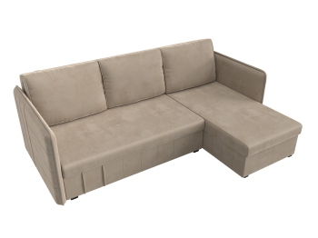 Диван угловой Слим универсальный угол, велюр