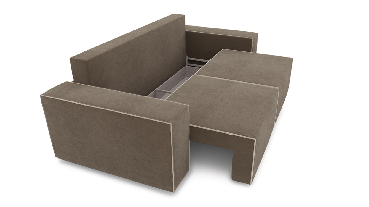 Большие диваны, Стенли Premium Диван прямой. Велюр Beauty.